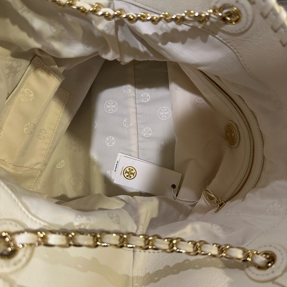 NWT Tory Burch MARION SLOUCHY TOTE - Picture 4 of 7